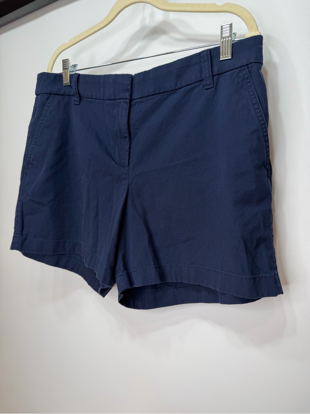 J. Crew Factory Navy Cotton Shorts - Picture 3 of 9
